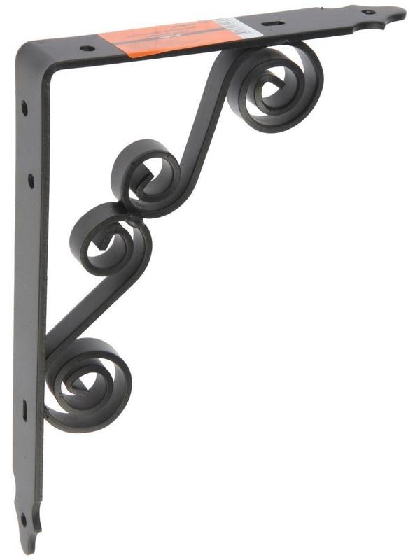 Кронштейн фигурный 200х150 мод.8, черный