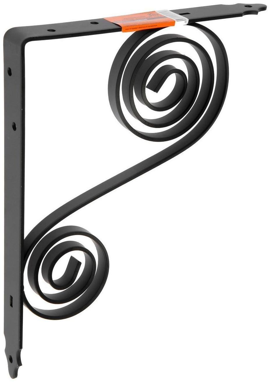 Кронштейн фигурный 250х200 мод.6, черный