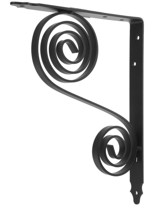 Кронштейн фигурный 250х200 мод.6, черный