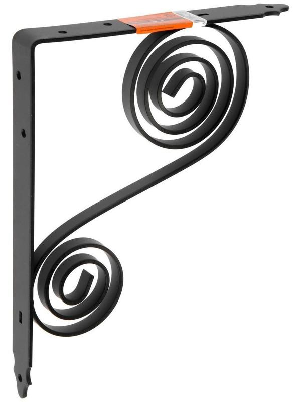 Кронштейн фигурный 250х200 мод.6, черный