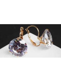 Серьги со стразами 