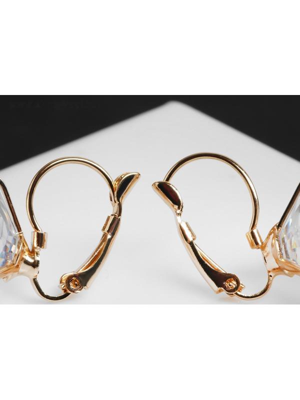 Серьги со стразами 