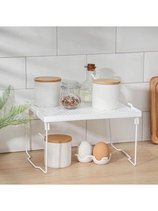 Подставка на металлических ножках «Лофт», 29,5×26×17,2 см, цвет белый