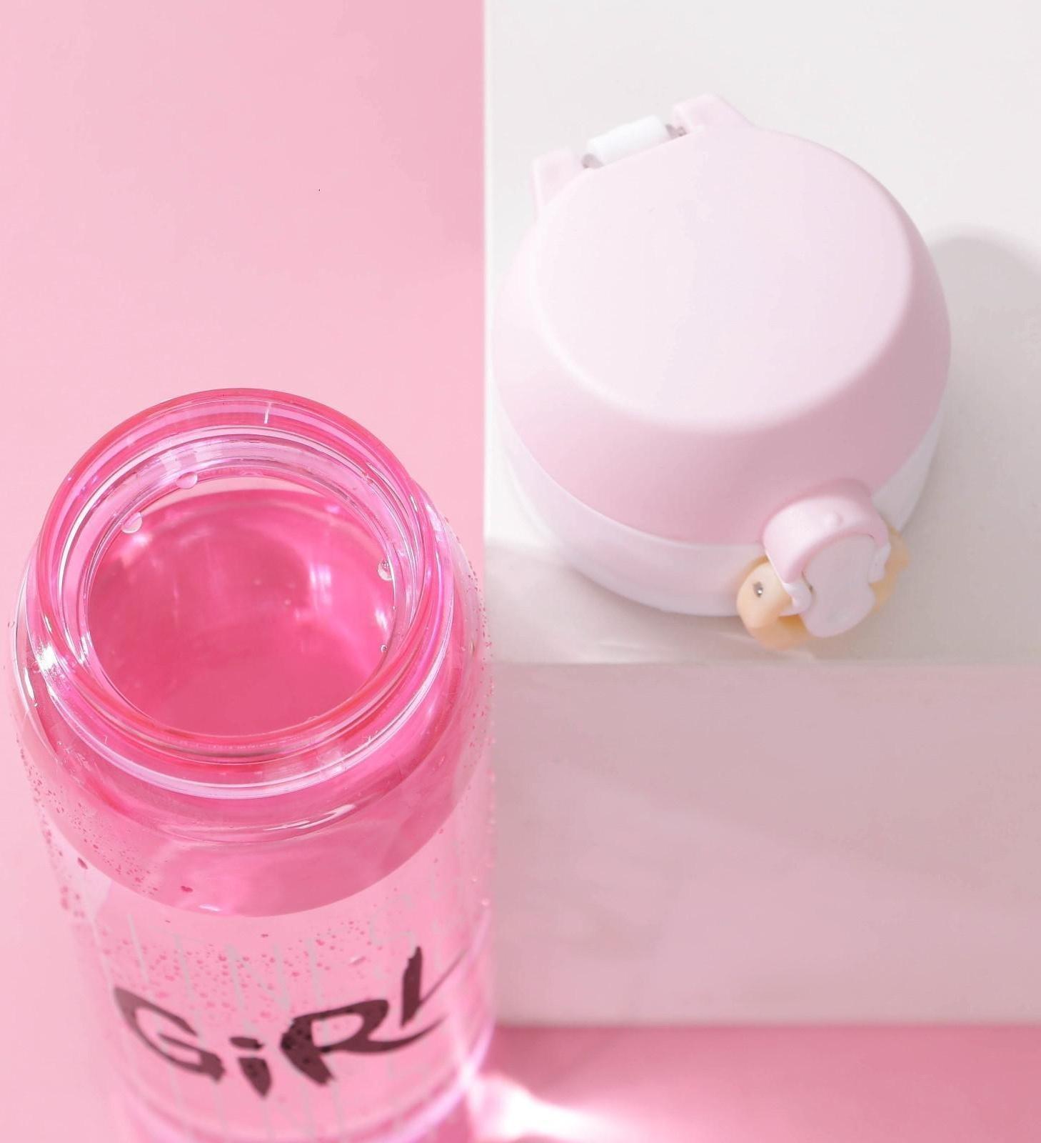 Бутылка для воды Fitness girl, 600 мл