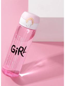 Бутылка для воды Fitness girl, 600 мл