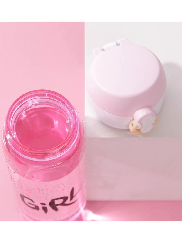 Бутылка для воды Fitness girl, 600 мл