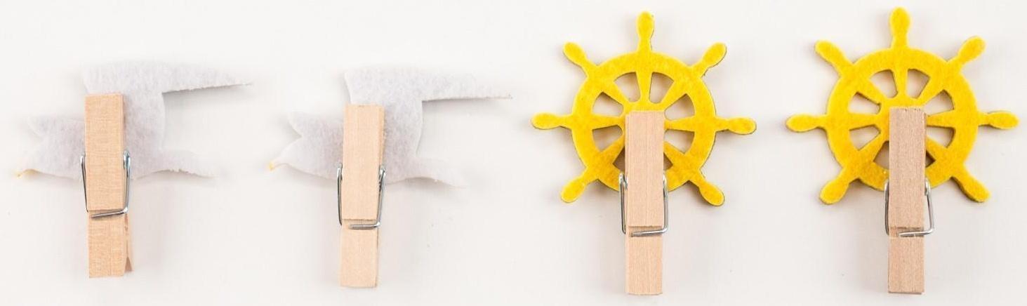 Набор декоративных прищепок 