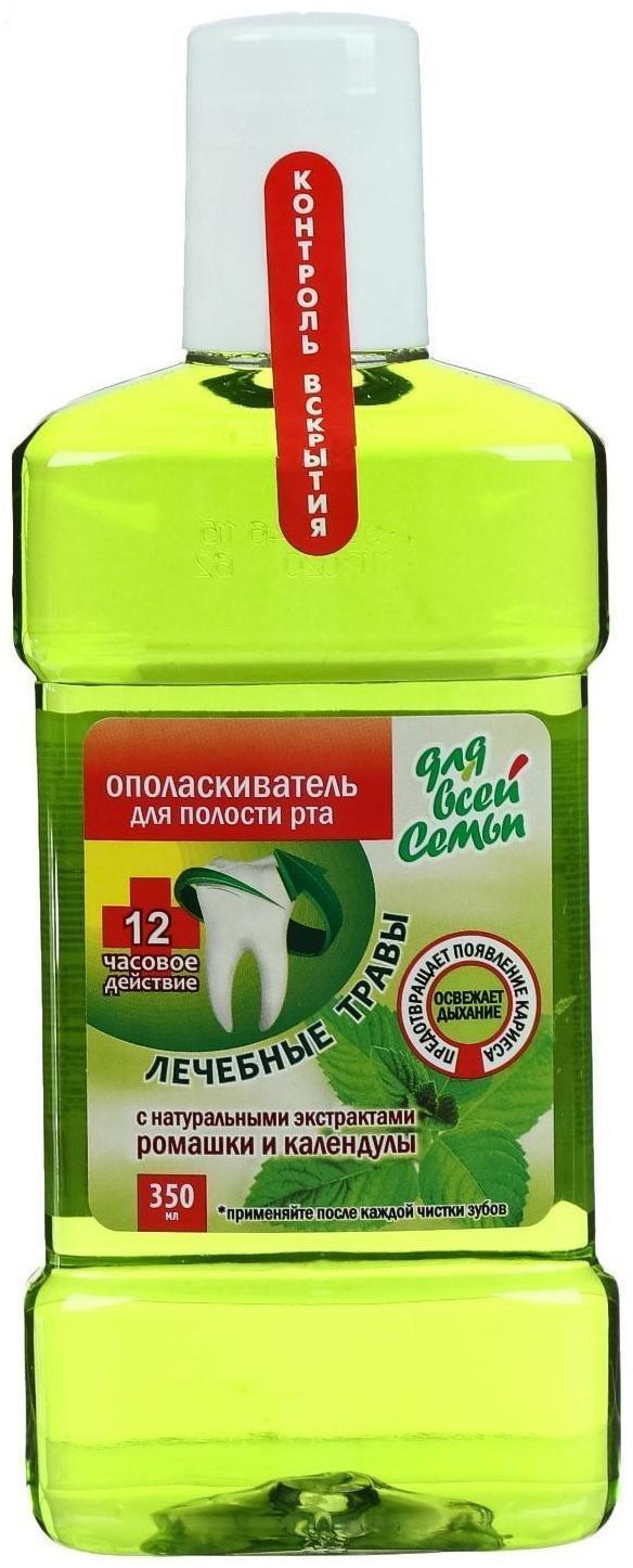 Ополаскиватель для полости рта «Для всей семьи», лечебные травы, 350 мл