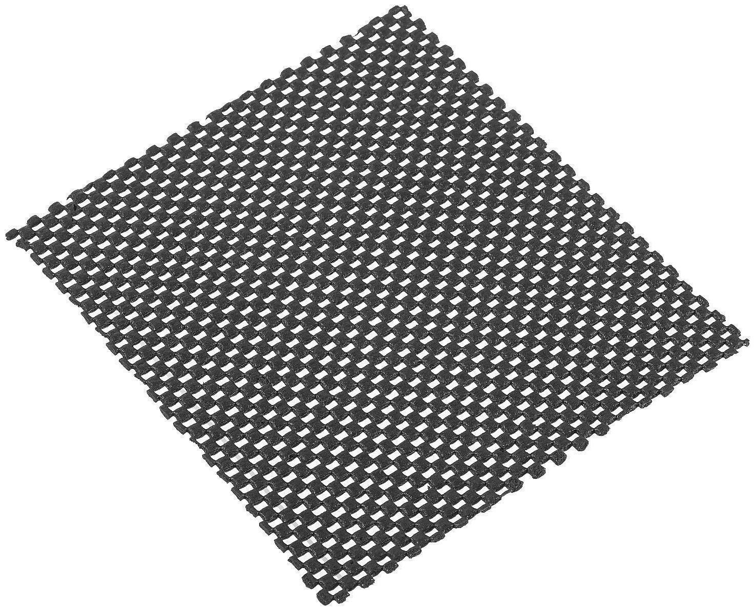 Коврик противоскольязщий 19×16 см, черный