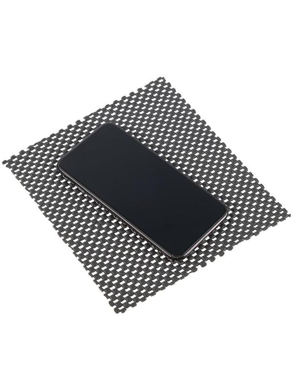 Коврик противоскольязщий 19×16 см, черный