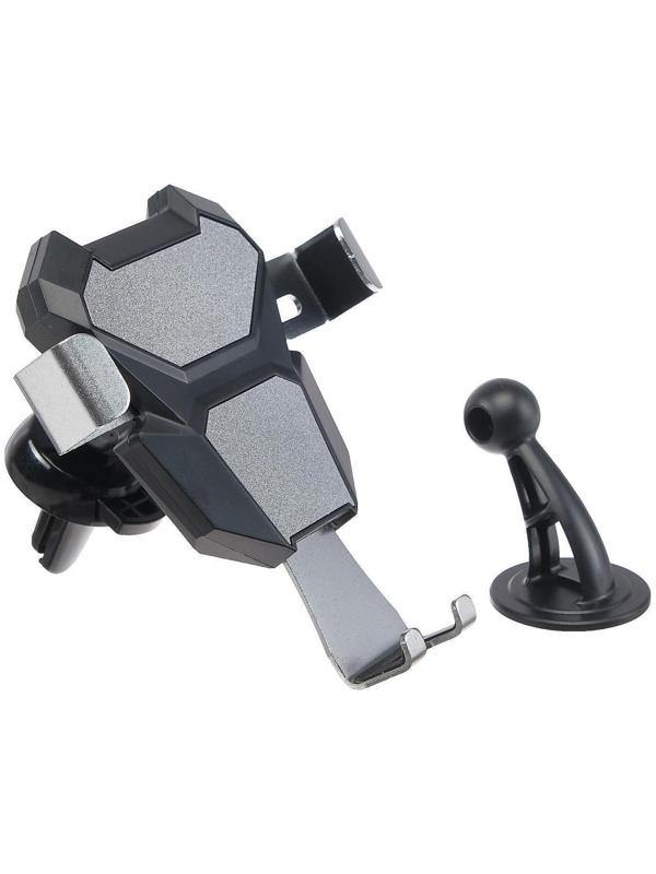 Держатель телефона, самозажимной 6,5-10 см, черный