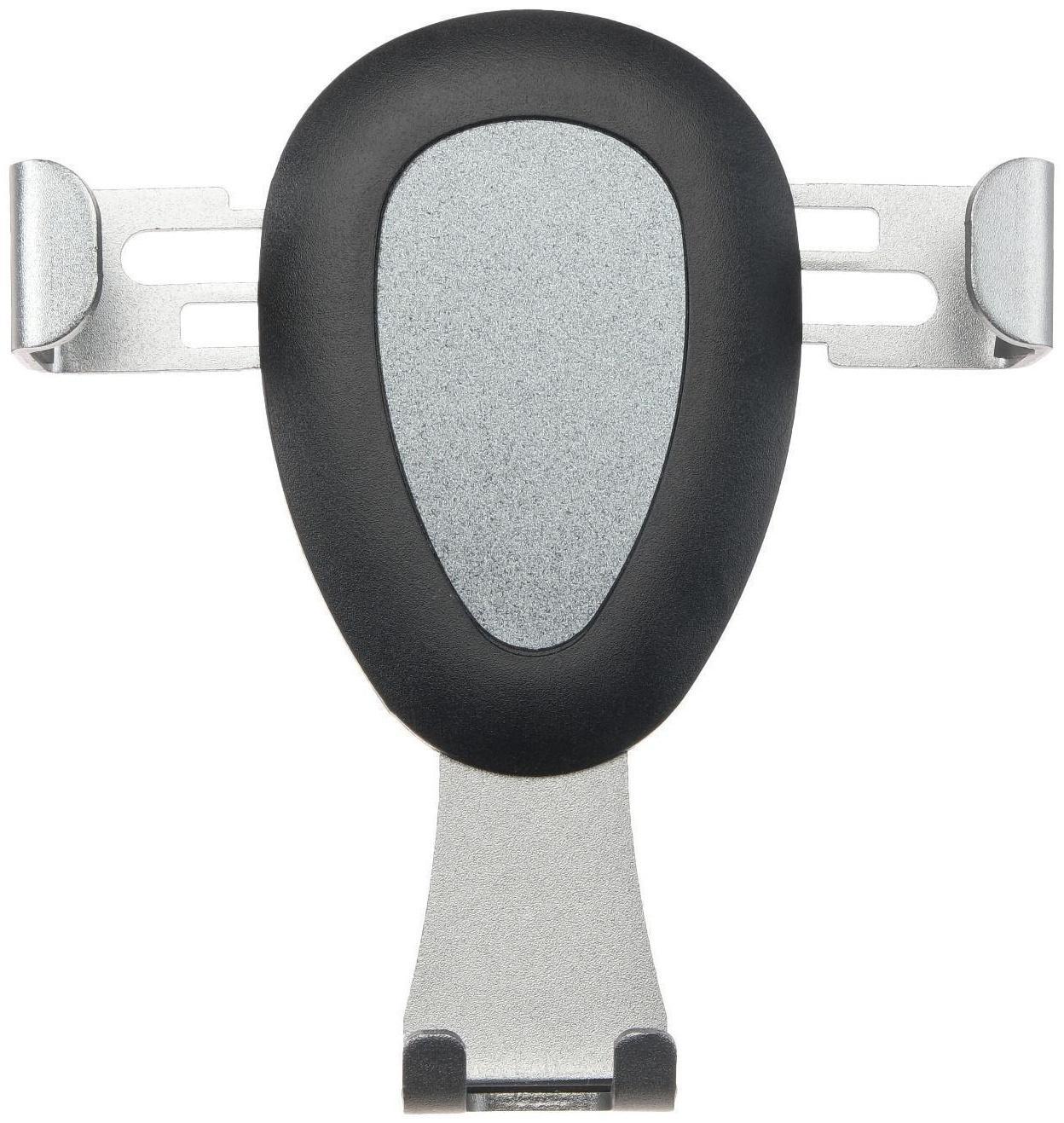 Держатель телефона Cartage, самозажимной 6-9 см, черно-серый