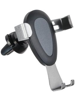 Держатель телефона Cartage, самозажимной 6-9 см, черно-серый