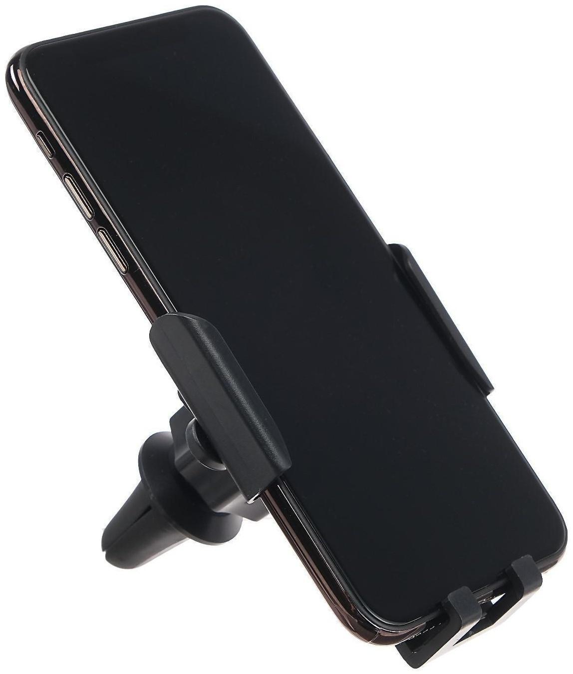 Держатель телефона Cartage, самозажимной 6-9 см, черный