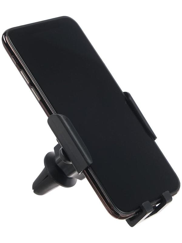 Держатель телефона Cartage, самозажимной 6-9 см, черный