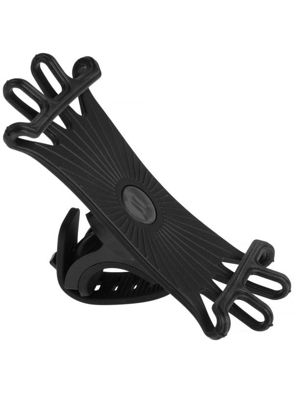 Держатель телефона для мото на руль, вращение 360, черный