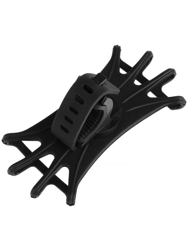 Держатель телефона для мото на руль, вращение 360, черный