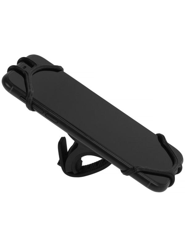 Держатель телефона для мото на руль, вращение 360, черный