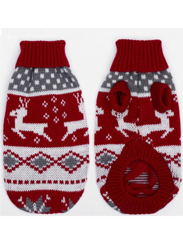 Свитер, размер 10 (ДС 30-45, ОШ 16-31, ОГ 30-45 см), микс расцветок