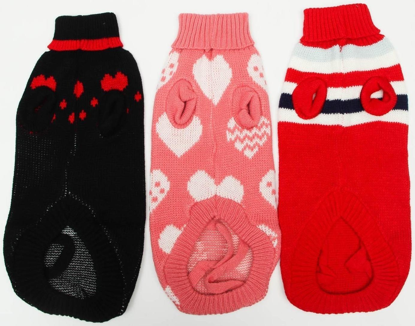 Свитер, размер 14 (ДС 40-55, ОШ 20-35, ОГ 36-51 см), микс расцветок