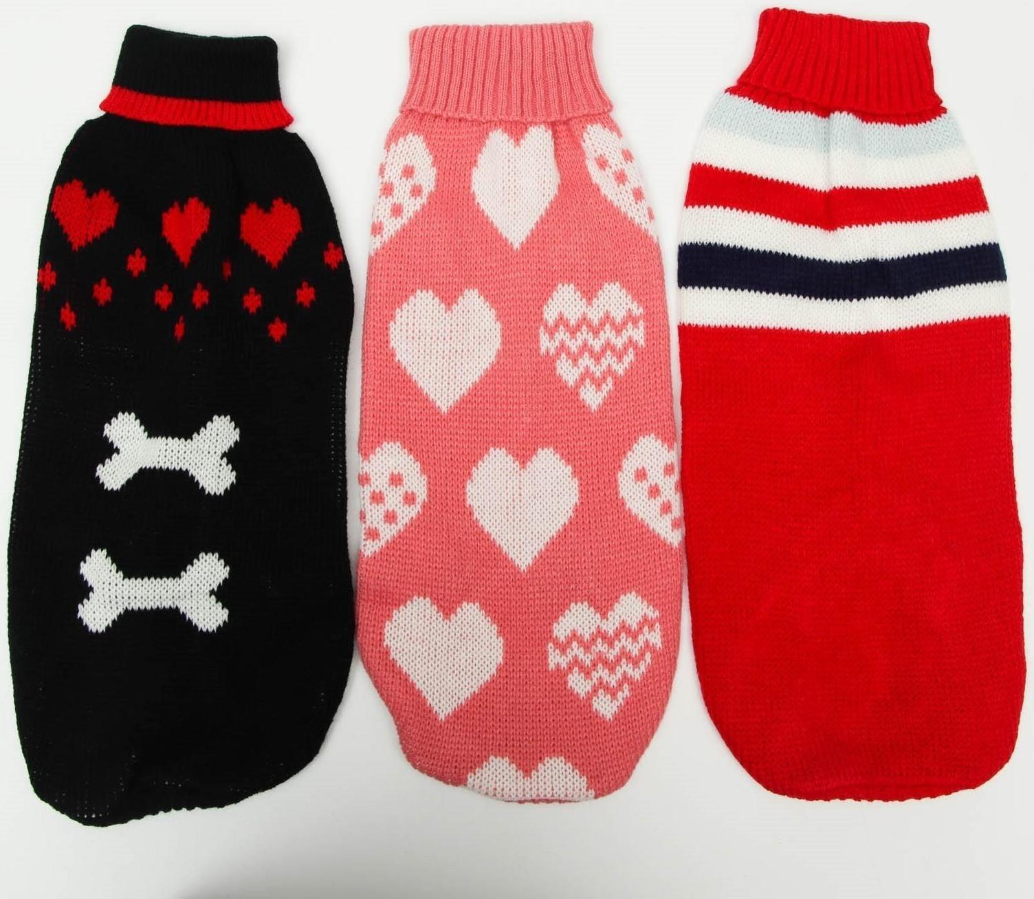 Свитер, размер 14 (ДС 40-55, ОШ 20-35, ОГ 36-51 см), микс расцветок