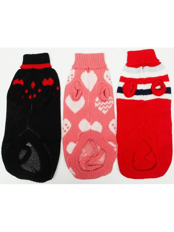 Свитер, размер 14 (ДС 40-55, ОШ 20-35, ОГ 36-51 см), микс расцветок