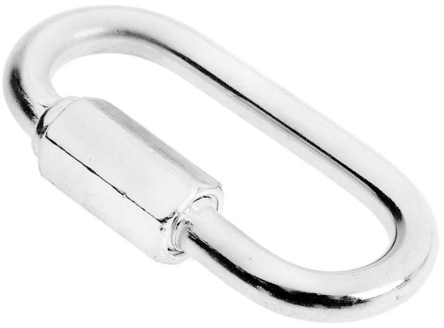 Карабин винтовой ТУНДРА krep, М5, оцинкованный, 1шт