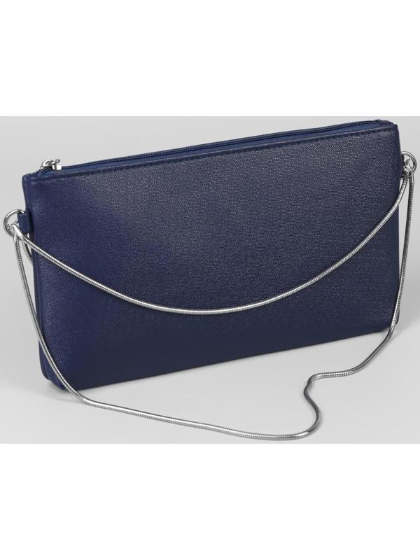 Цепочка для сумки, с карабинами, железная, 3 мм, 120 см, цвет серебряный