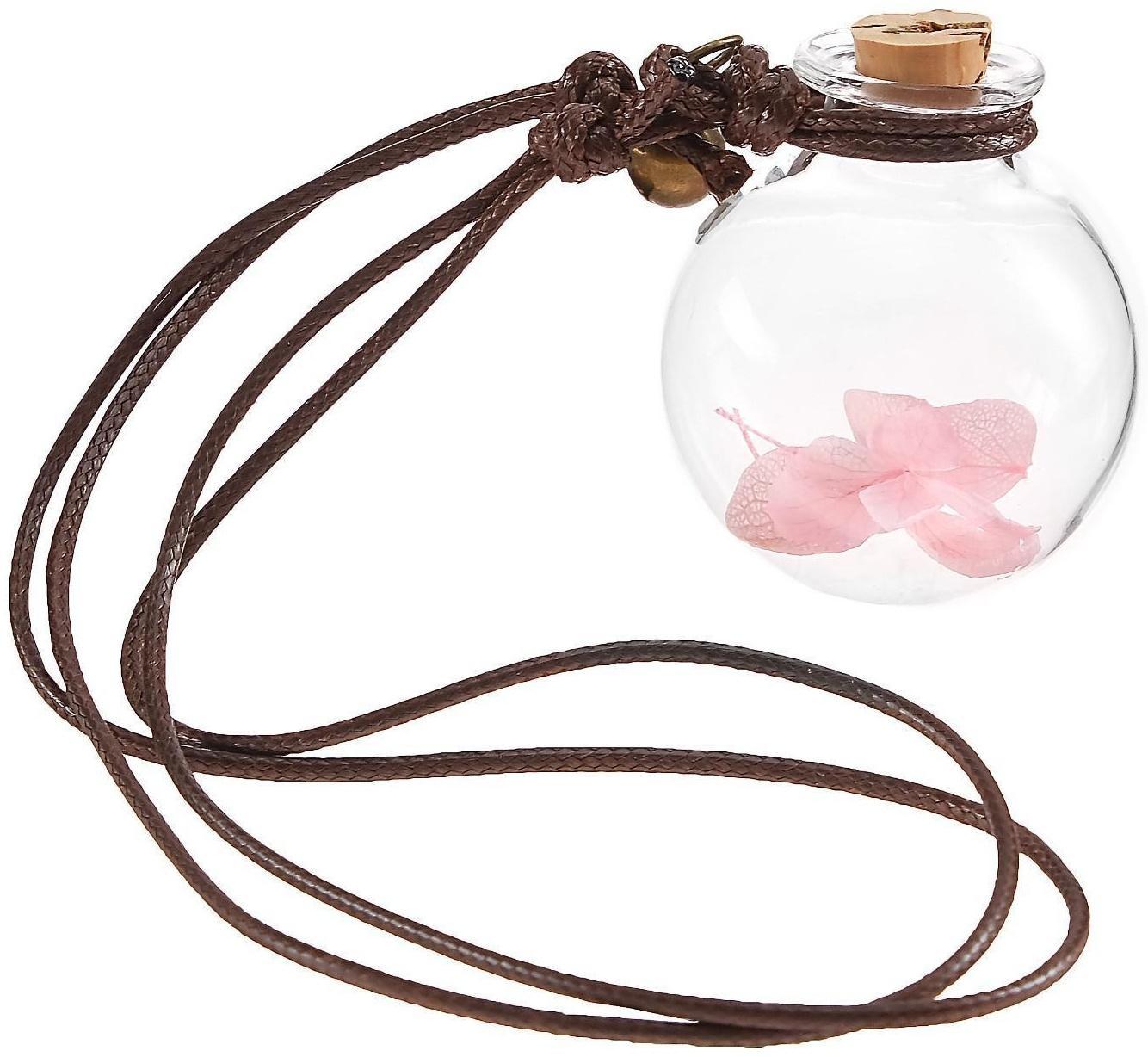 Флакон под ароматизатор в машину, подвесной с розовым цветком, 10 мл