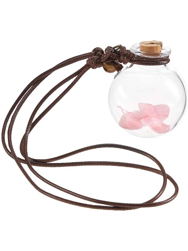 Флакон под ароматизатор в машину, подвесной с розовым цветком, 10 мл