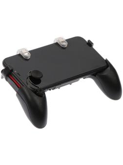 Набор игровой 4 в 1, джойстик, ширина до 18 см, 1 стик, 2 курка, черно-красный