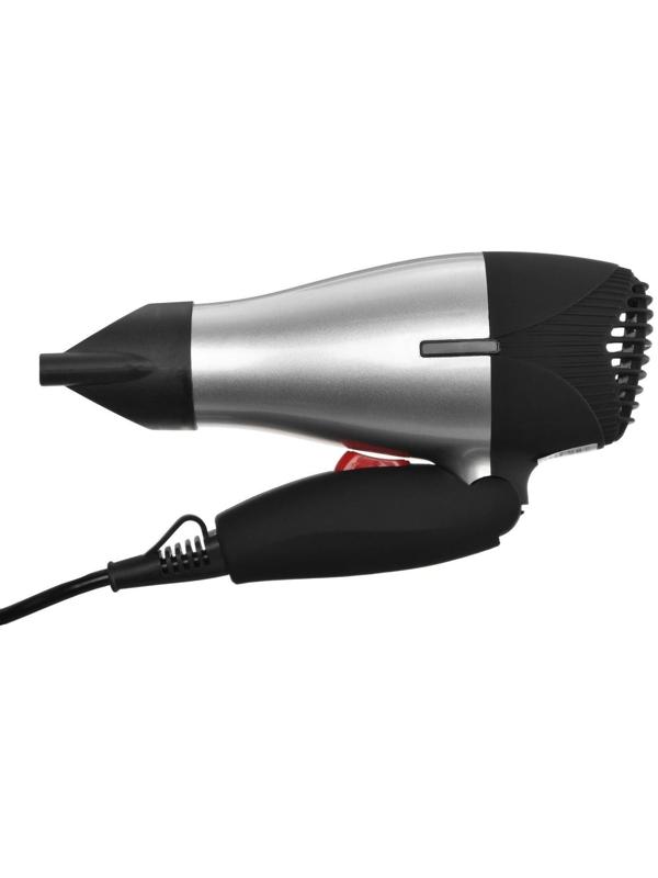 Фен Luazon LF-07, 1200 Вт, 2 скорости, складная ручка, серый