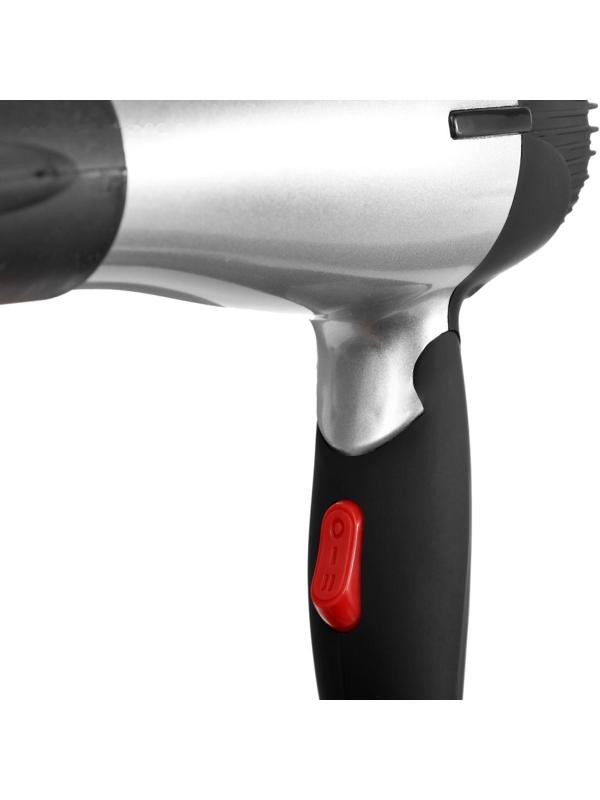 Фен Luazon LF-07, 1200 Вт, 2 скорости, складная ручка, серый