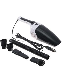 Пылесос автомобильный CARTAGE, 5 насадок, 120 Вт, 12 В, белый