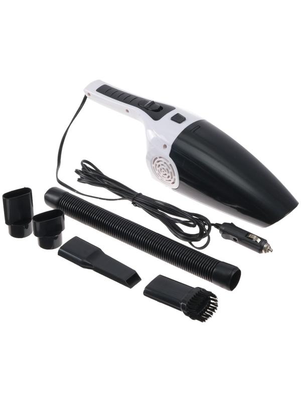 Пылесос автомобильный CARTAGE, 5 насадок, 120 Вт, 12 В, белый