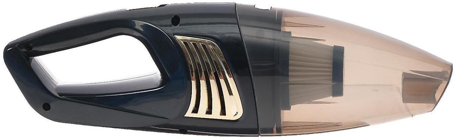 Пылесос автомобильный CARTAGE TURBO, беспроводной, 5 насадок, 100 Вт, 12 В, черный