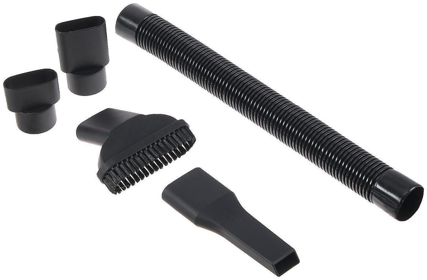 Пылесос автомобильный CARTAGE TURBO, беспроводной, 5 насадок, 100 Вт, 12 В, черный