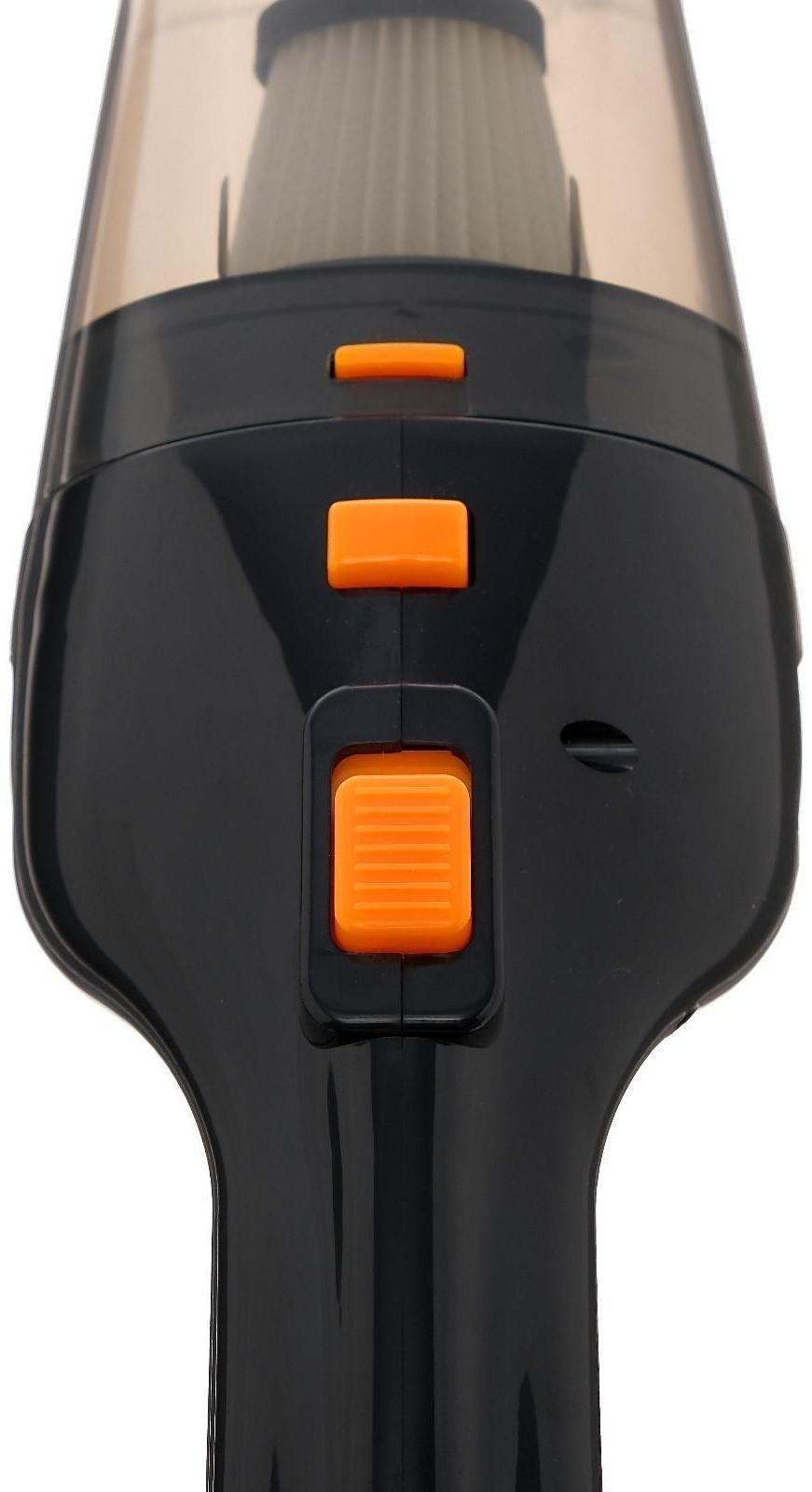 Пылесос автомобильный CARTAGE, 5 насадок, 120 Вт, 12 В, черный