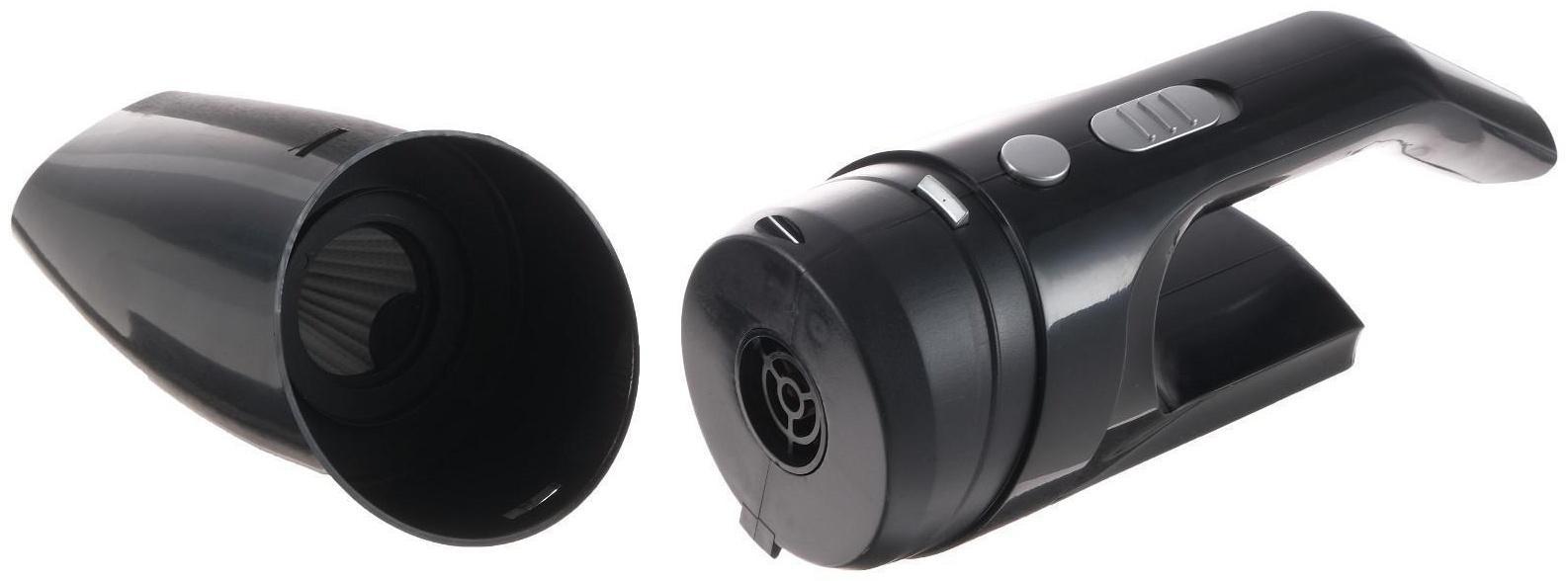 Пылесос автомобильный CARTAGE, 5 насадок, 100 Вт, 12 В, черный