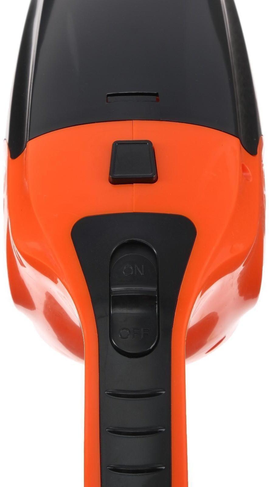 Пылесос автомобильный CARTAGE, 5 насадок, 120 Вт, 12 В, оранжевый