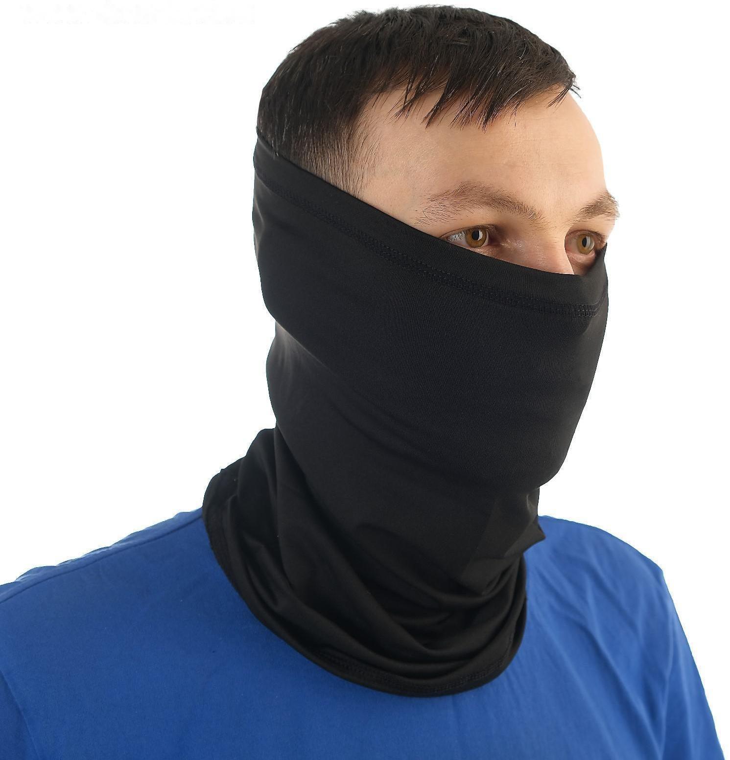 Ветрозащитная маска, размер универсальный, черный