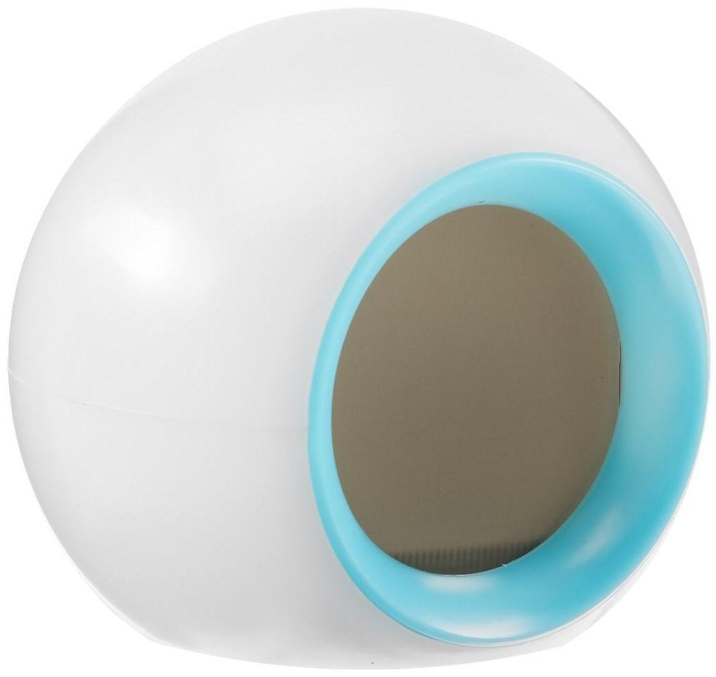 Будильник Luazon LB-11, температура, подсветка, звуки природы, белый