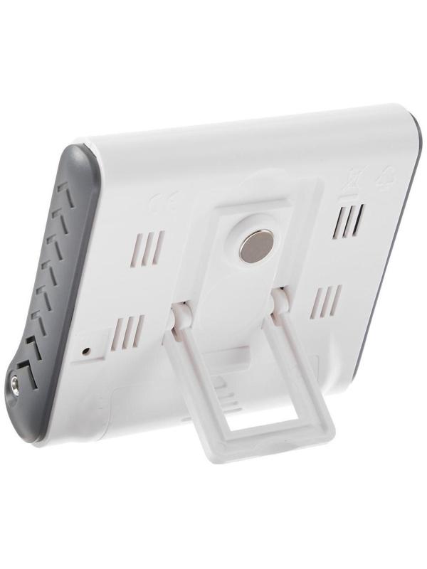 Термометр Luazon LTR-15, электронный, 2 датчика температуры, датчик влажности, белый