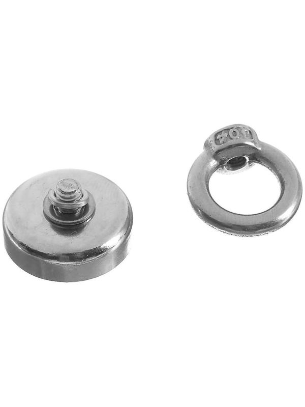 Магнит неодимовый Cartage с петлёй для авто, d 25 мм, сцепление 10 кг