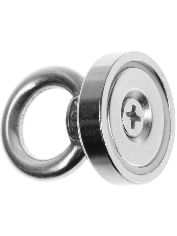 Магнит неодимовый Cartage с петлёй для авто, d 25 мм, сцепление 10 кг