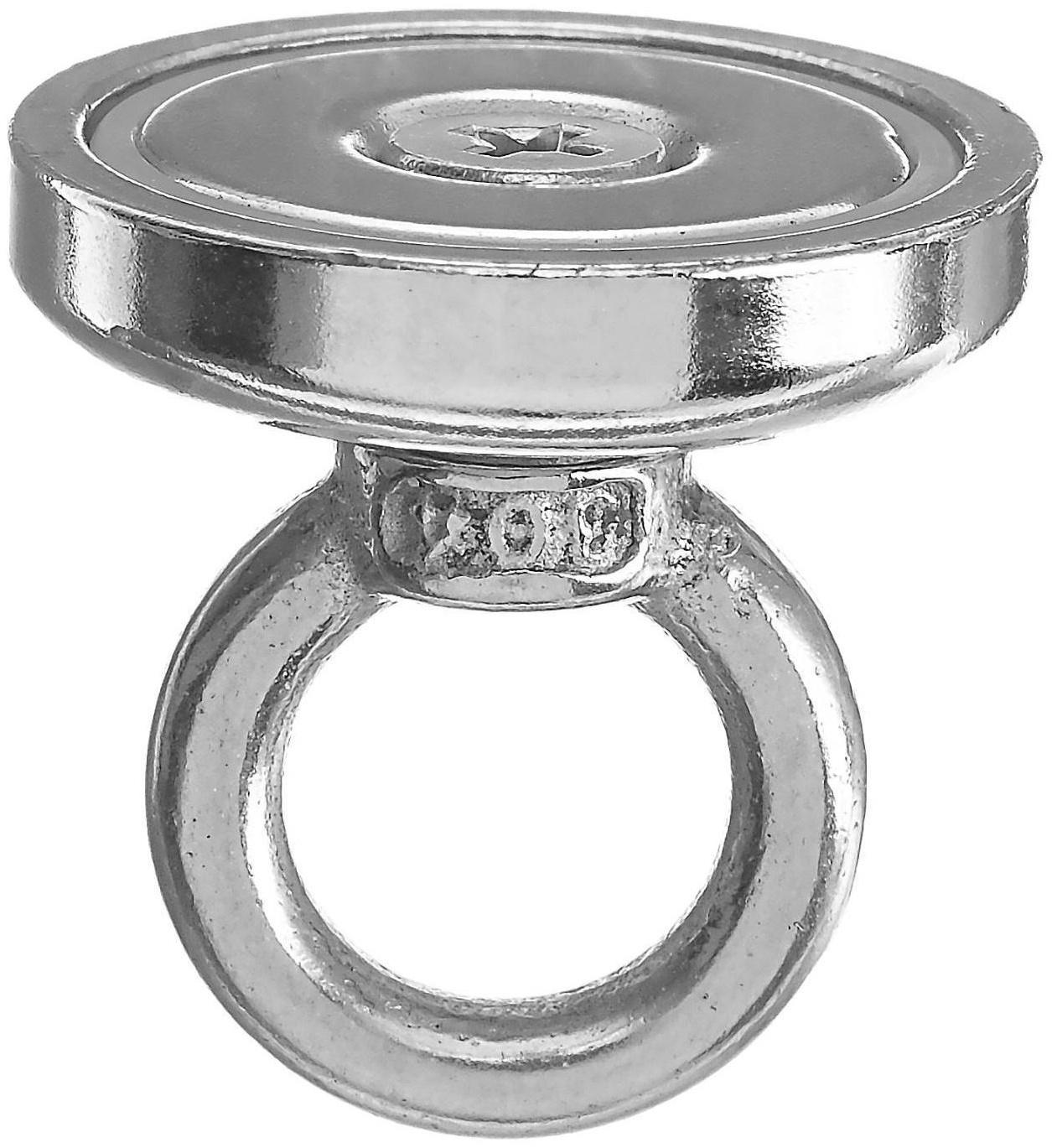 Магнит неодимовый Cartage с петлёй для авто, d 32 мм, сцепление 17 кг