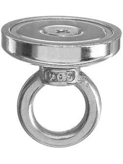 Магнит неодимовый Cartage с петлёй для авто, d 32 мм, сцепление 17 кг