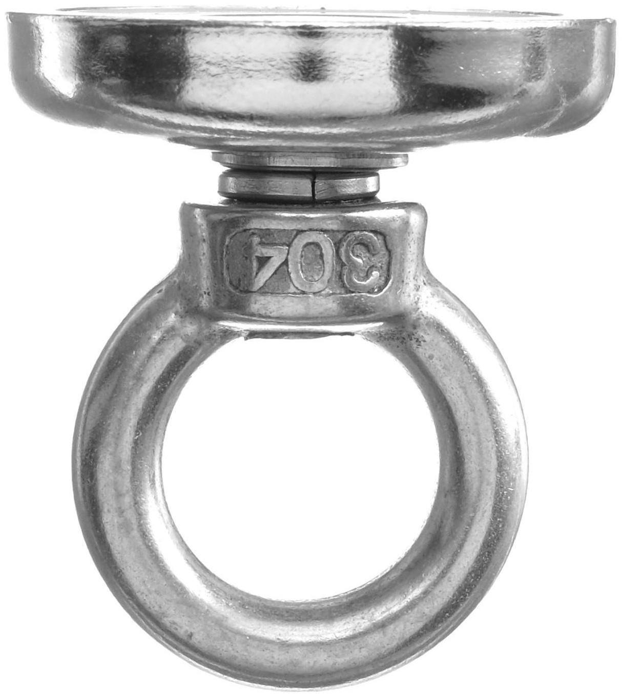 Магнит неодимовый Cartage с петлёй для авто, d 36 мм, сцепление 23 кг