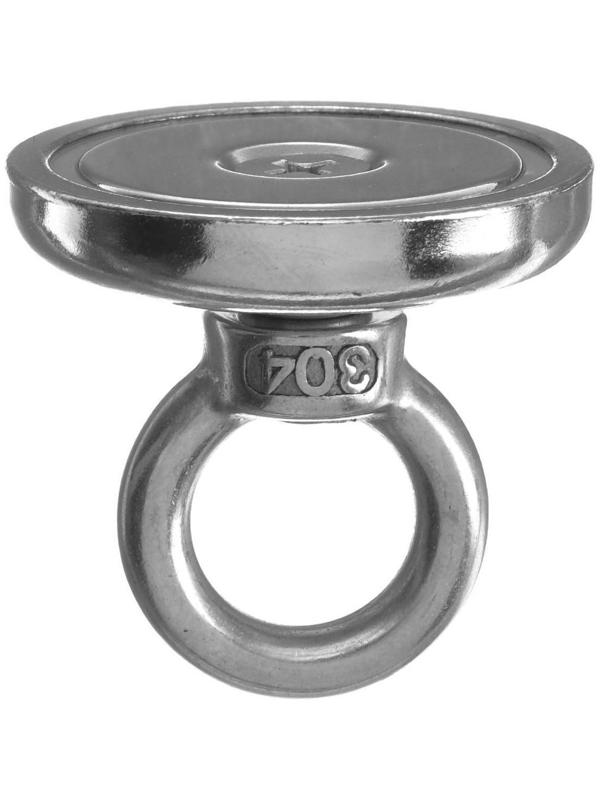 Магнит неодимовый Cartage с петлёй для авто, d 42 мм, сцепление 32 кг