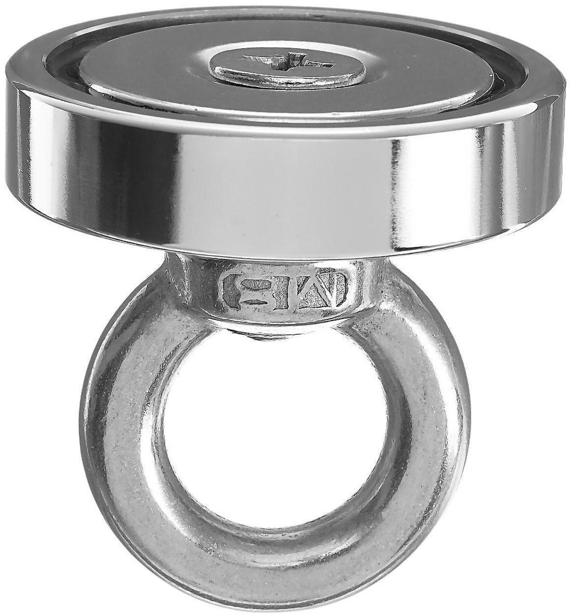 Магнит неодимовый Cartage с петлёй для авто, d 48 мм, сцепление 35 кг